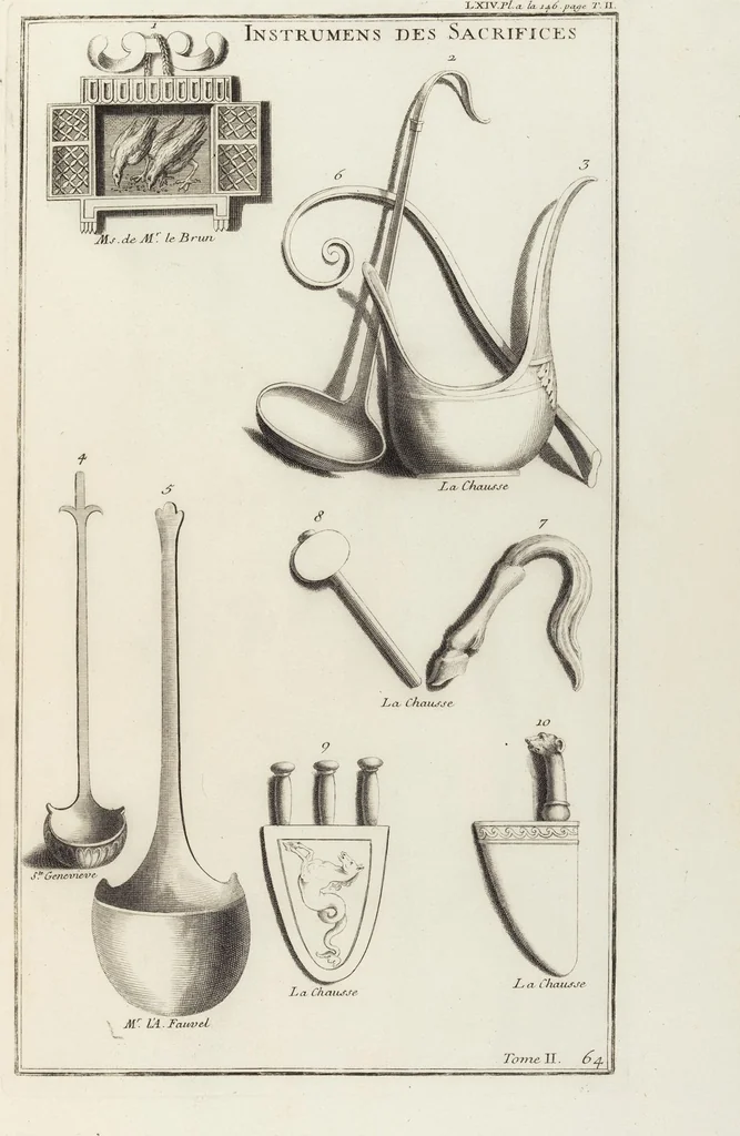 An illustration from (Band 2,1): Le Culte des Grecs & des Romains, 1719, leaf 290