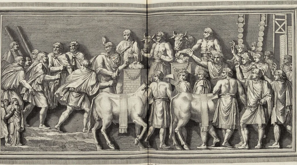 An illustration from (Band 2,1): Le Culte des Grecs & des Romains, 1719, leaf 324