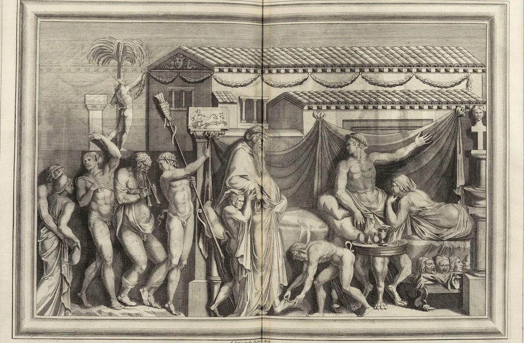 An illustration from (Band 2,1): Le Culte des Grecs & des Romains, 1719, leaf 402