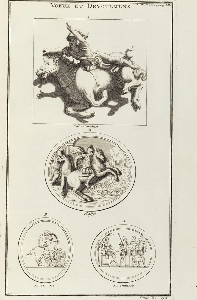 An illustration from (Band 2,1): Le Culte des Grecs & des Romains, 1719, leaf 456
