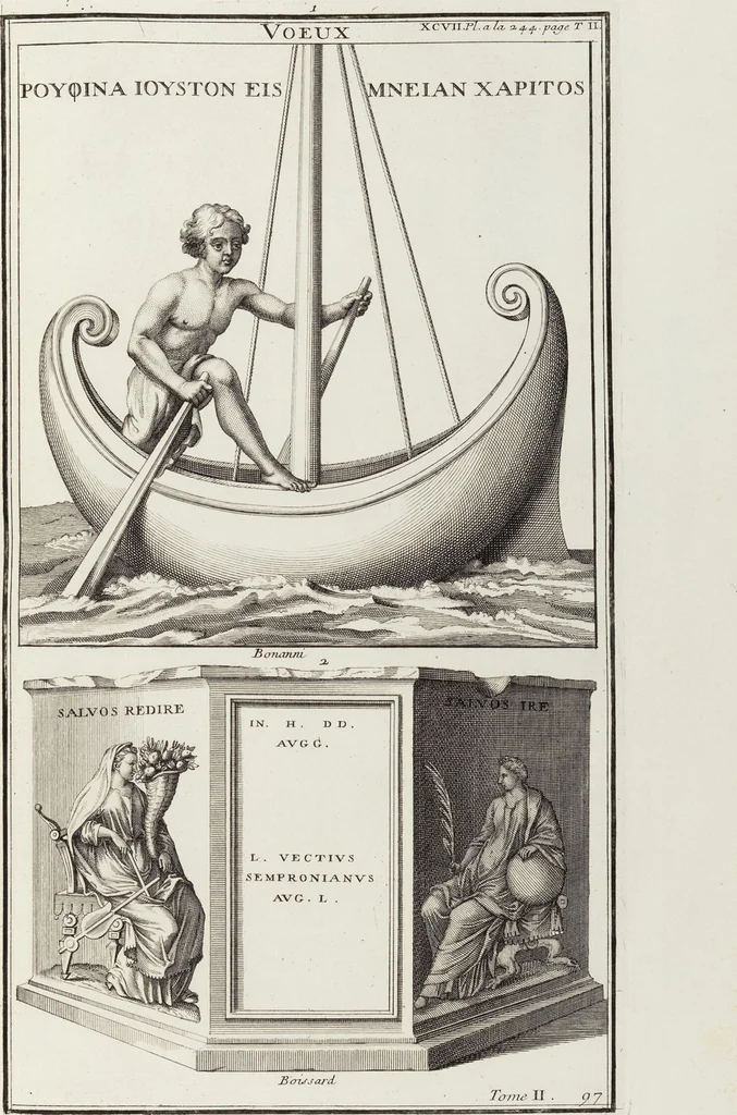 An illustration from (Band 2,1): Le Culte des Grecs & des Romains, 1719, leaf 464