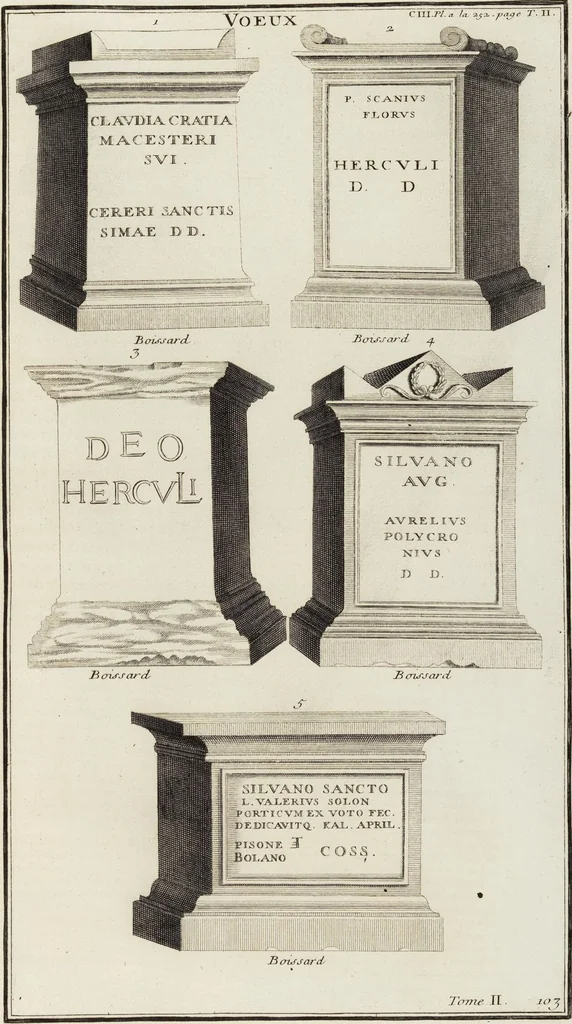 An illustration from (Band 2,1): Le Culte des Grecs & des Romains, 1719, leaf 484