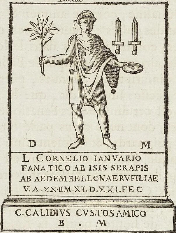 An illustration from (Band 2,1): Le Culte des Grecs & des Romains, 1719, leaf 497