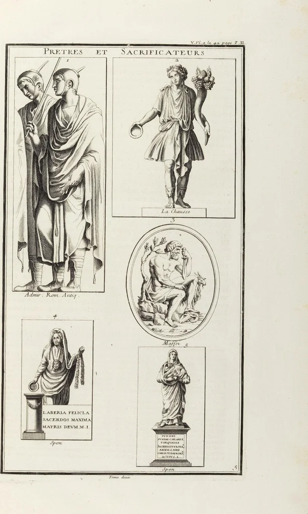 An illustration from (Band 2,1): Le Culte des Grecs & des Romains, 1719, leaf 59