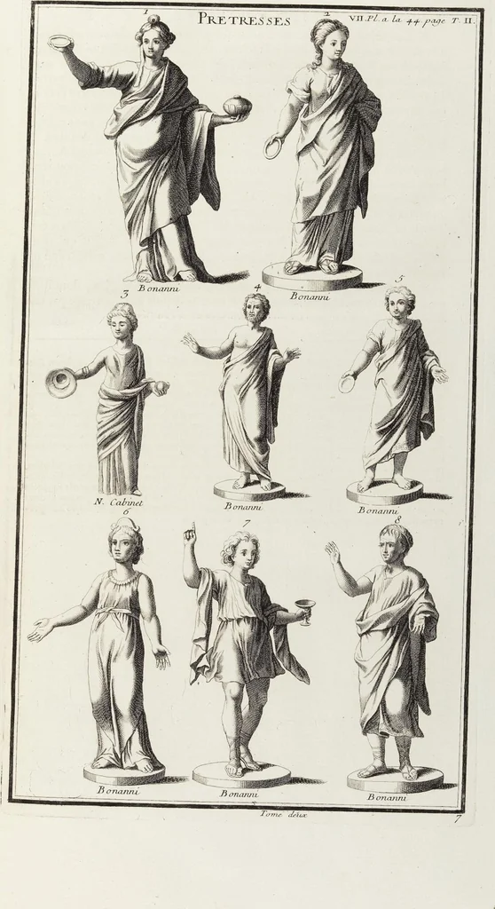 An illustration from (Band 2,1): Le Culte des Grecs & des Romains, 1719, leaf 65