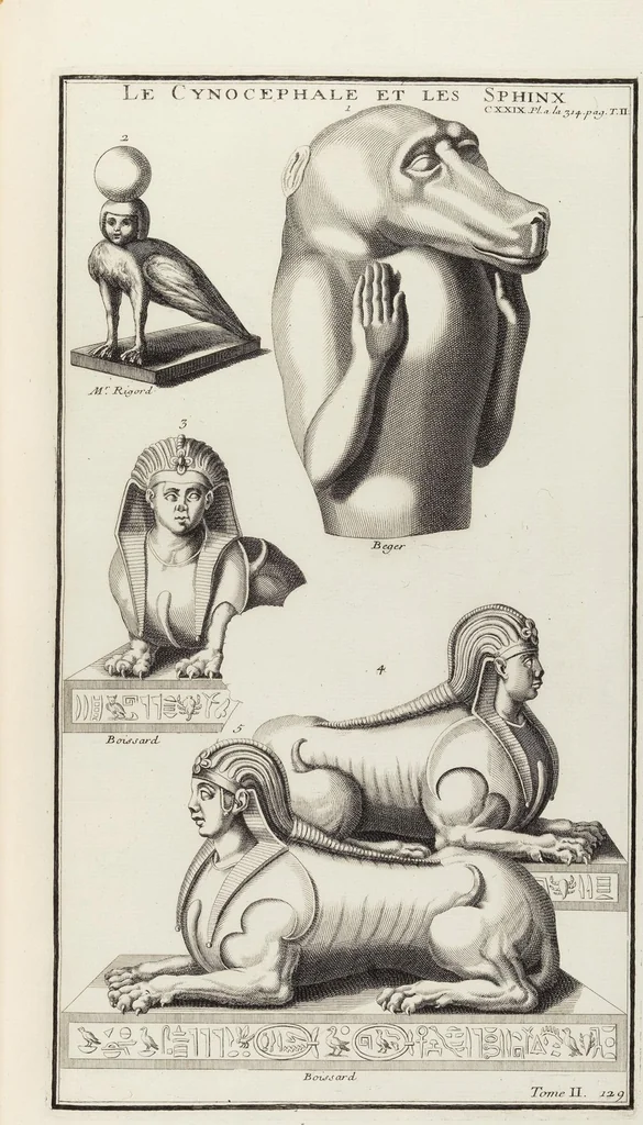 An illustration from (Band 2,2): La Religion des Egyptiens, des Arabes, des Syriens, des Perses, des Scythes, des Germains, des Gaulois, des Espagnols & des Carthaginois, 1719, leaf 100