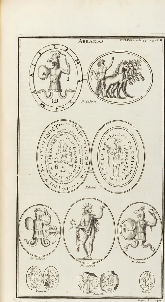 An illustration from (Band 2,2): La Religion des Egyptiens, des Arabes, des Syriens, des Perses, des Scythes, des Germains, des Gaulois, des Espagnols & des Carthaginois, 1719, leaf 178