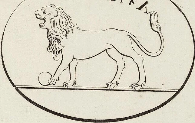 An illustration from (Band 2,2): La Religion des Egyptiens, des Arabes, des Syriens, des Perses, des Scythes, des Germains, des Gaulois, des Espagnols & des Carthaginois, 1719, leaf 190