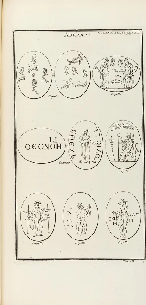 An illustration from (Band 2,2): La Religion des Egyptiens, des Arabes, des Syriens, des Perses, des Scythes, des Germains, des Gaulois, des Espagnols & des Carthaginois, 1719, leaf 260