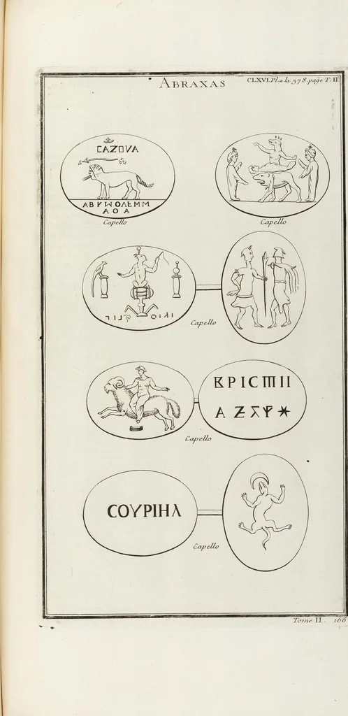 An illustration from (Band 2,2): La Religion des Egyptiens, des Arabes, des Syriens, des Perses, des Scythes, des Germains, des Gaulois, des Espagnols & des Carthaginois, 1719, leaf 262