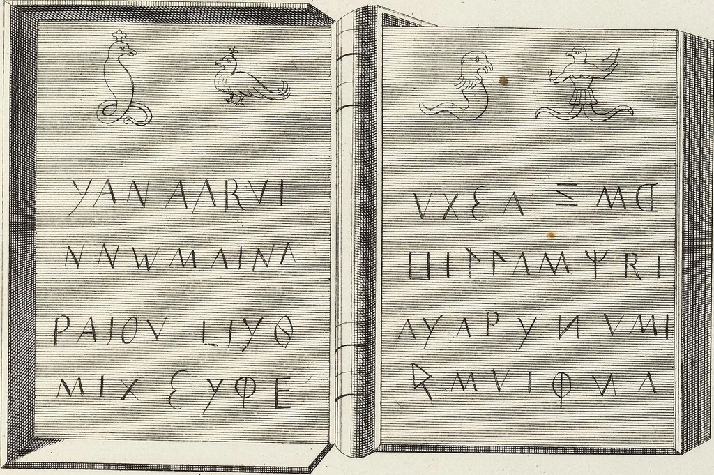 An illustration from (Band 2,2): La Religion des Egyptiens, des Arabes, des Syriens, des Perses, des Scythes, des Germains, des Gaulois, des Espagnols & des Carthaginois, 1719, leaf 268