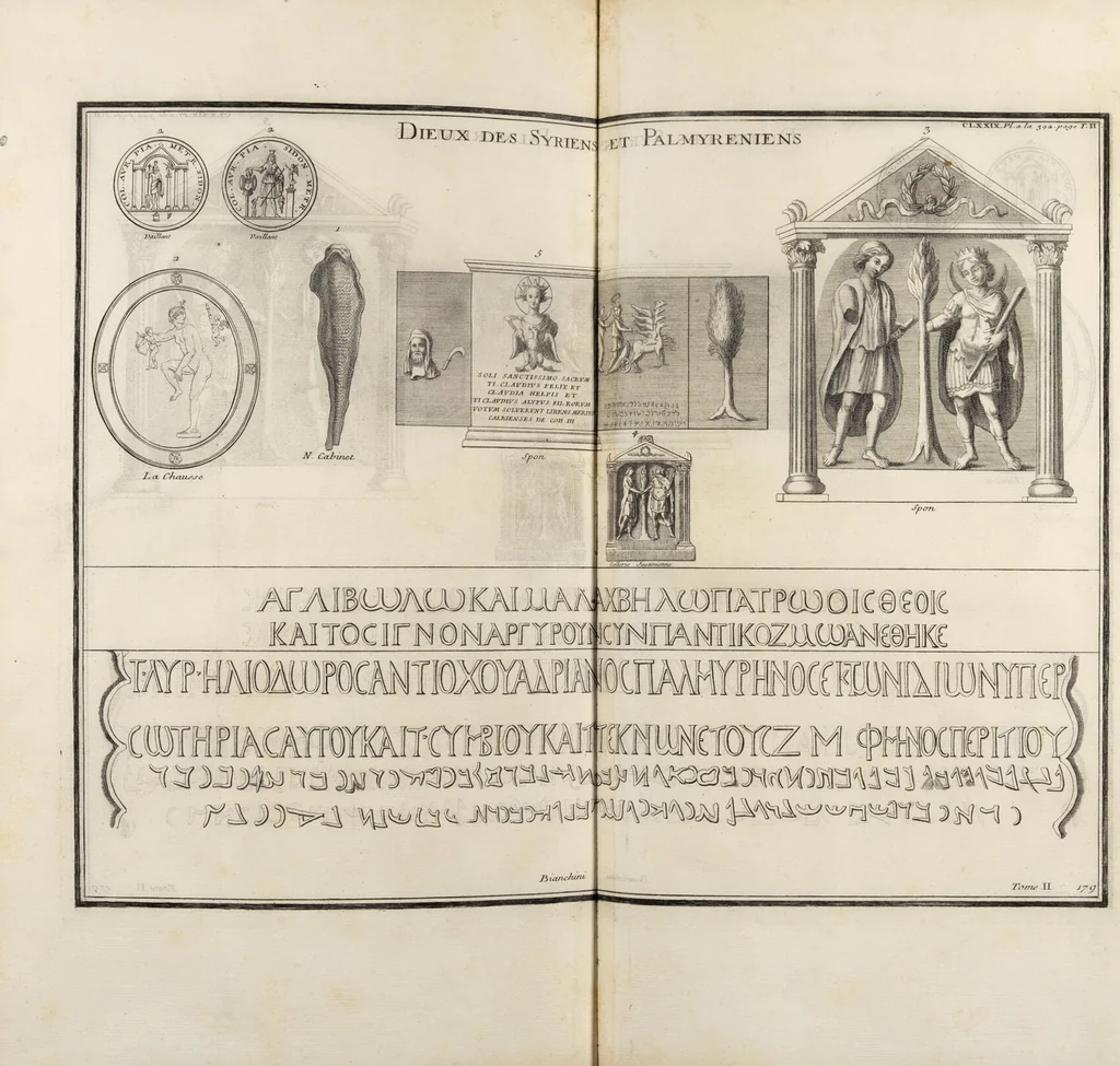 An illustration from (Band 2,2): La Religion des Egyptiens, des Arabes, des Syriens, des Perses, des Scythes, des Germains, des Gaulois, des Espagnols & des Carthaginois, 1719, leaf 271