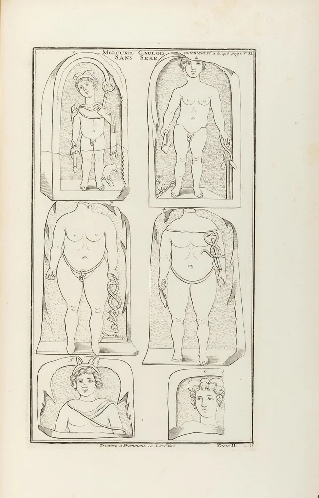 An illustration from (Band 2,2): La Religion des Egyptiens, des Arabes, des Syriens, des Perses, des Scythes, des Germains, des Gaulois, des Espagnols & des Carthaginois, 1719, leaf 322