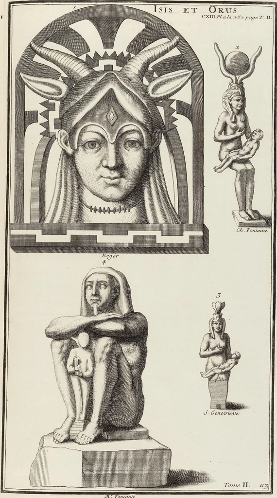An illustration from (Band 2,2): La Religion des Egyptiens, des Arabes, des Syriens, des Perses, des Scythes, des Germains, des Gaulois, des Espagnols & des Carthaginois, 1719, leaf 35