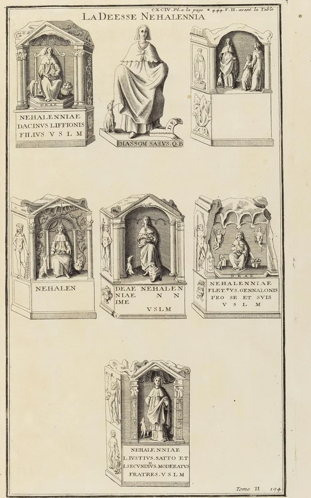 An illustration from (Band 2,2): La Religion des Egyptiens, des Arabes, des Syriens, des Perses, des Scythes, des Germains, des Gaulois, des Espagnols & des Carthaginois, 1719, leaf 365