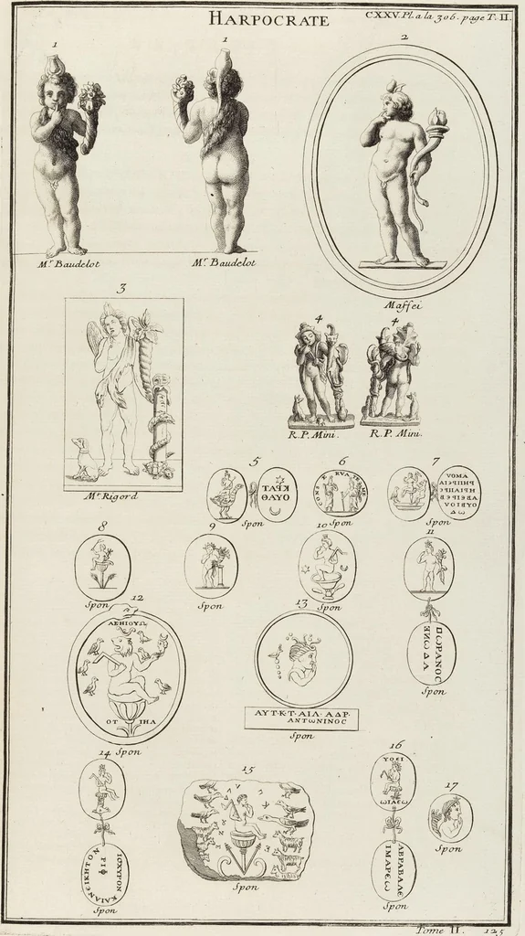An illustration from (Band 2,2): La Religion des Egyptiens, des Arabes, des Syriens, des Perses, des Scythes, des Germains, des Gaulois, des Espagnols & des Carthaginois, 1719, leaf 84