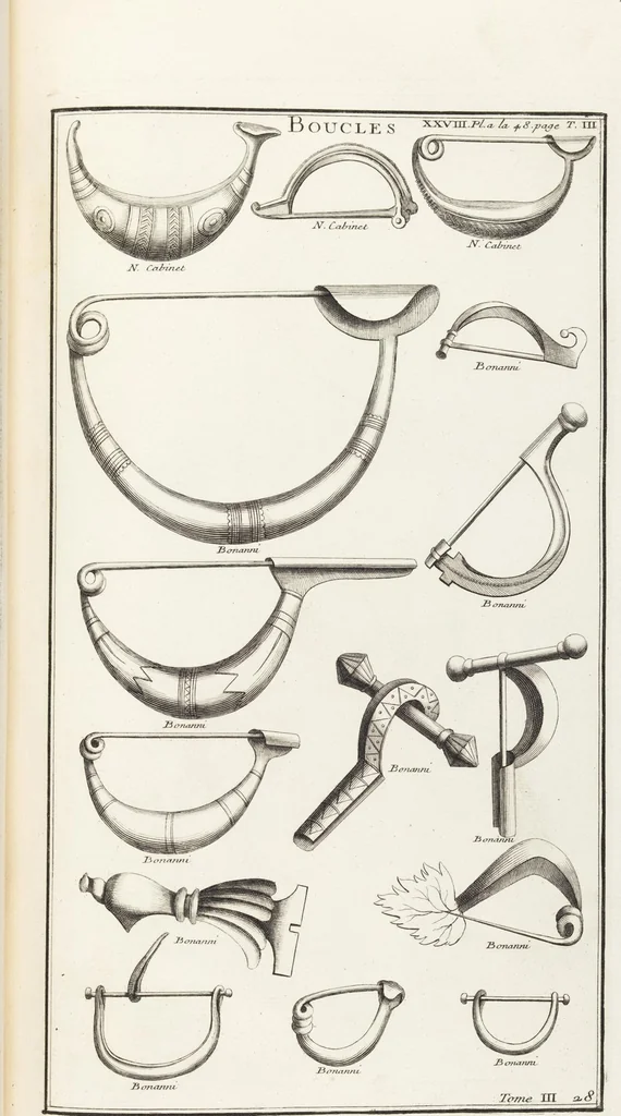 An illustration from (Band 3,1): L' Antiquité Expliquée Et Représentée En Figures: Les Usages de la vie; Tome Troisieme Premiere Partie, leaf 114