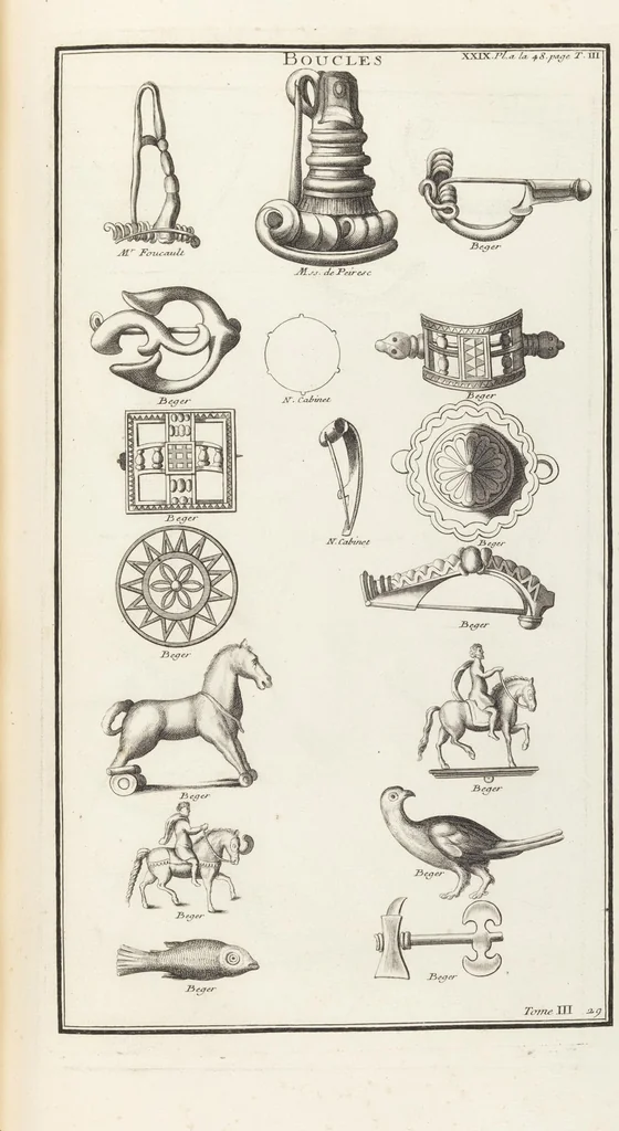 An illustration from (Band 3,1): L' Antiquité Expliquée Et Représentée En Figures: Les Usages de la vie; Tome Troisieme Premiere Partie, leaf 116