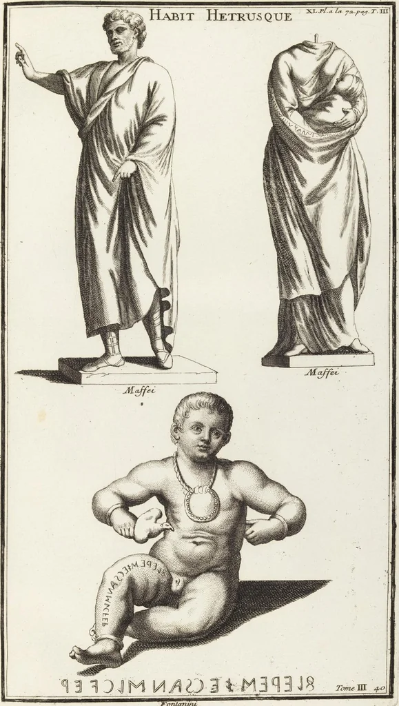 An illustration from (Band 3,1): L' Antiquité Expliquée Et Représentée En Figures: Les Usages de la vie; Tome Troisieme Premiere Partie, leaf 162