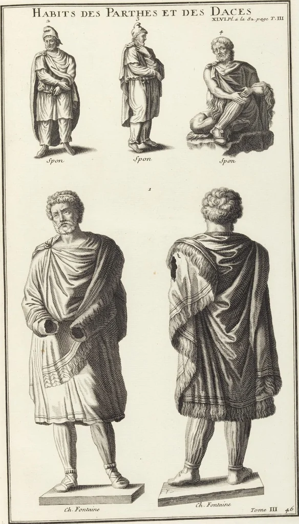 An illustration from (Band 3,1): L' Antiquité Expliquée Et Représentée En Figures: Les Usages de la vie; Tome Troisieme Premiere Partie, leaf 185