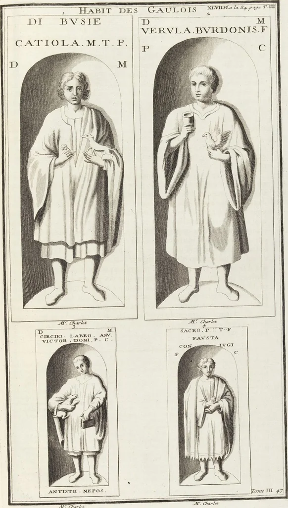 An illustration from (Band 3,1): L' Antiquité Expliquée Et Représentée En Figures: Les Usages de la vie; Tome Troisieme Premiere Partie, leaf 189