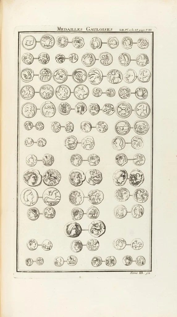 An illustration from (Band 3,1): L' Antiquité Expliquée Et Représentée En Figures: Les Usages de la vie; Tome Troisieme Premiere Partie, leaf 203
