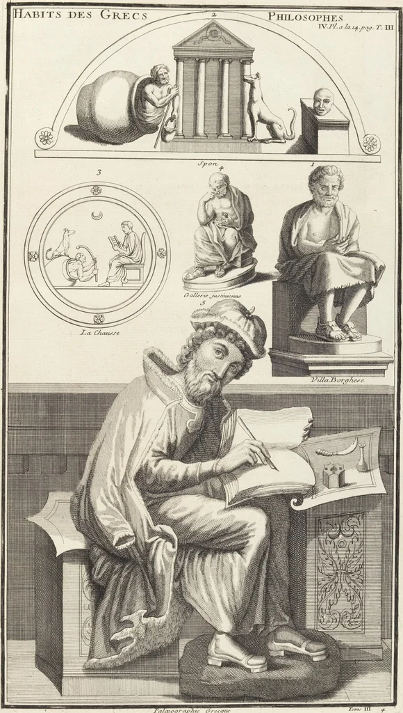An illustration from (Band 3,1): L' Antiquité Expliquée Et Représentée En Figures: Les Usages de la vie; Tome Troisieme Premiere Partie, leaf 29