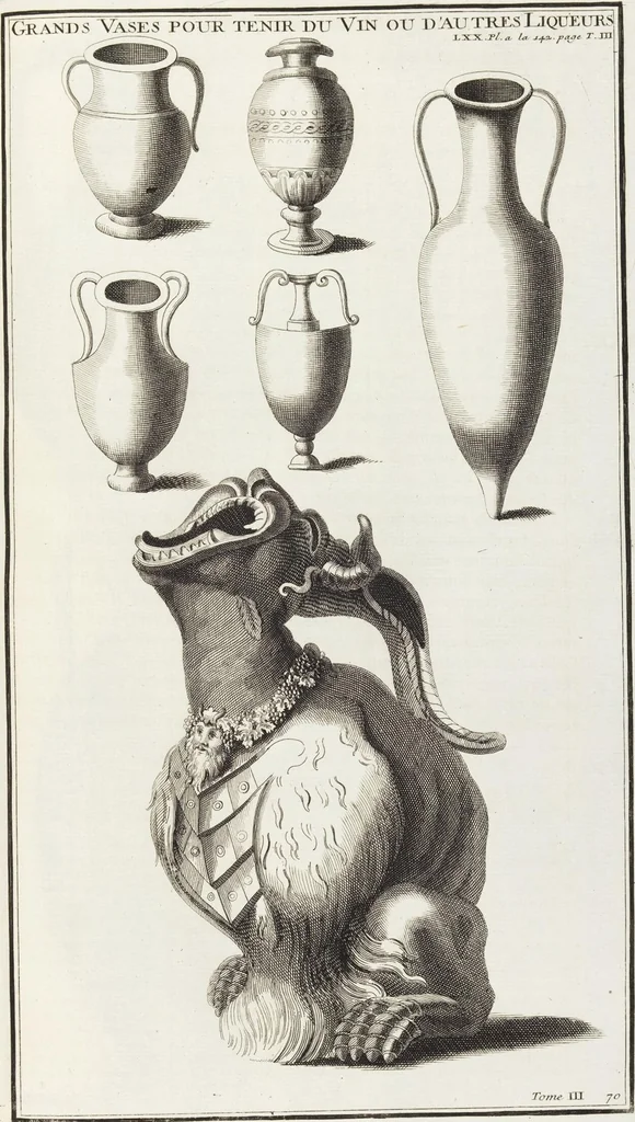 An illustration from (Band 3,1): L' Antiquité Expliquée Et Représentée En Figures: Les Usages de la vie; Tome Troisieme Premiere Partie, leaf 297
