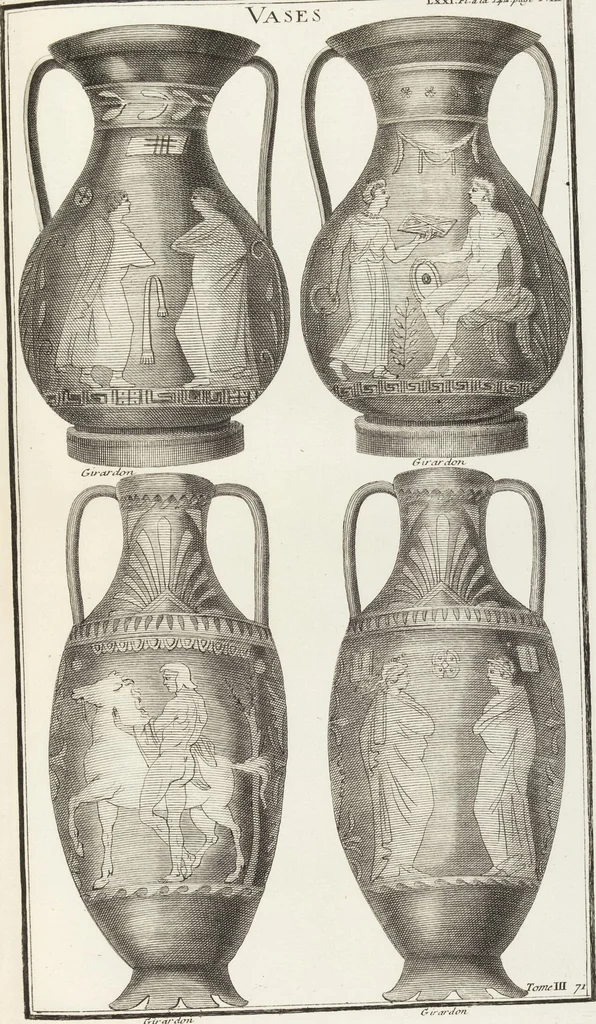 An illustration from (Band 3,1): L' Antiquité Expliquée Et Représentée En Figures: Les Usages de la vie; Tome Troisieme Premiere Partie, leaf 299