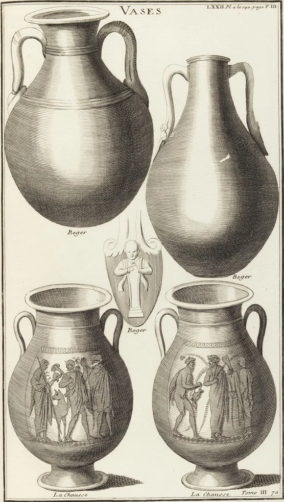 An illustration from (Band 3,1): L' Antiquité Expliquée Et Représentée En Figures: Les Usages de la vie; Tome Troisieme Premiere Partie, leaf 301