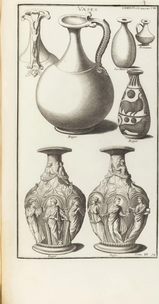 An illustration from (Band 3,1): L' Antiquité Expliquée Et Représentée En Figures: Les Usages de la vie; Tome Troisieme Premiere Partie, leaf 307