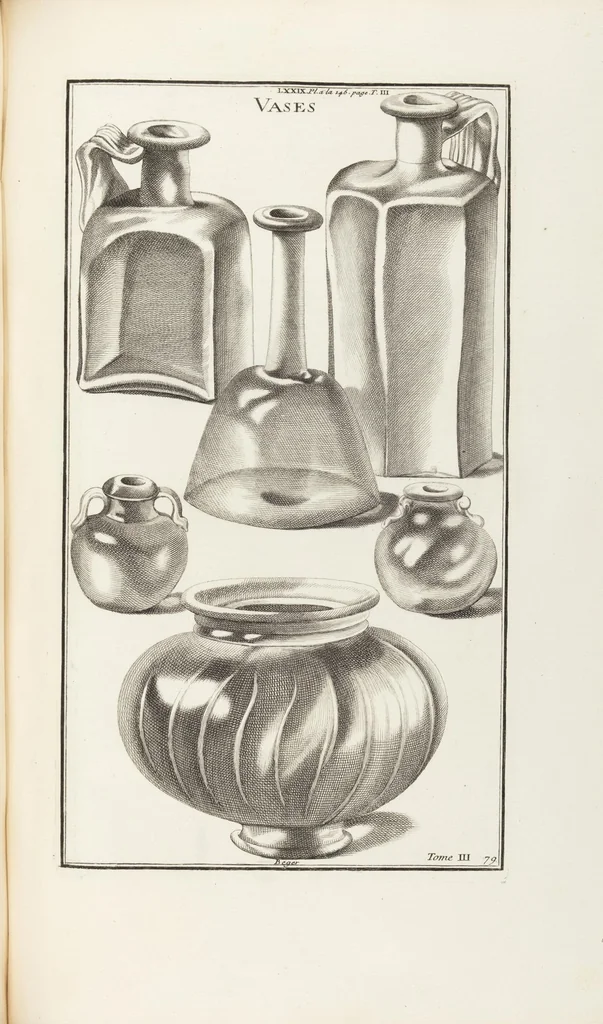 An illustration from (Band 3,1): L' Antiquité Expliquée Et Représentée En Figures: Les Usages de la vie; Tome Troisieme Premiere Partie, leaf 319