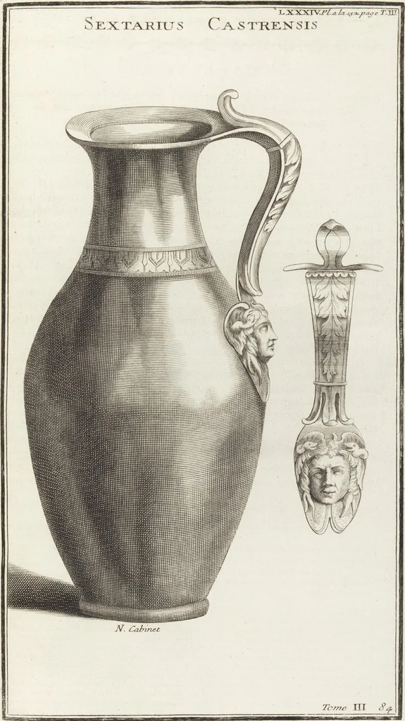 An illustration from (Band 3,1): L' Antiquité Expliquée Et Représentée En Figures: Les Usages de la vie; Tome Troisieme Premiere Partie, leaf 335