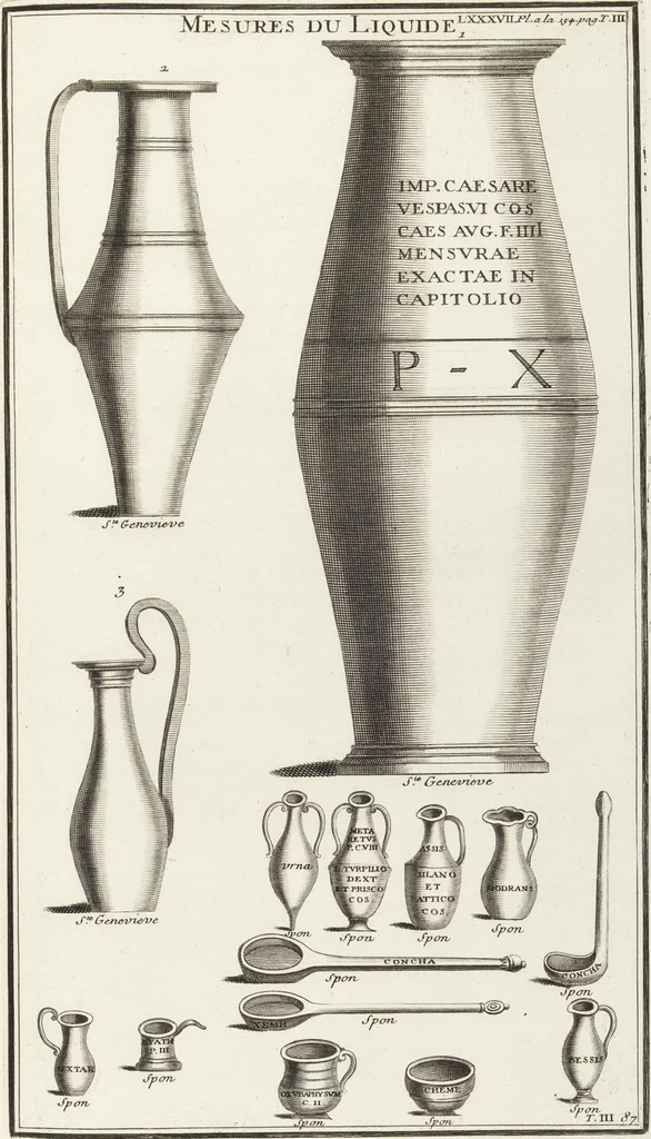 An illustration from (Band 3,1): L' Antiquité Expliquée Et Représentée En Figures: Les Usages de la vie; Tome Troisieme Premiere Partie, leaf 343