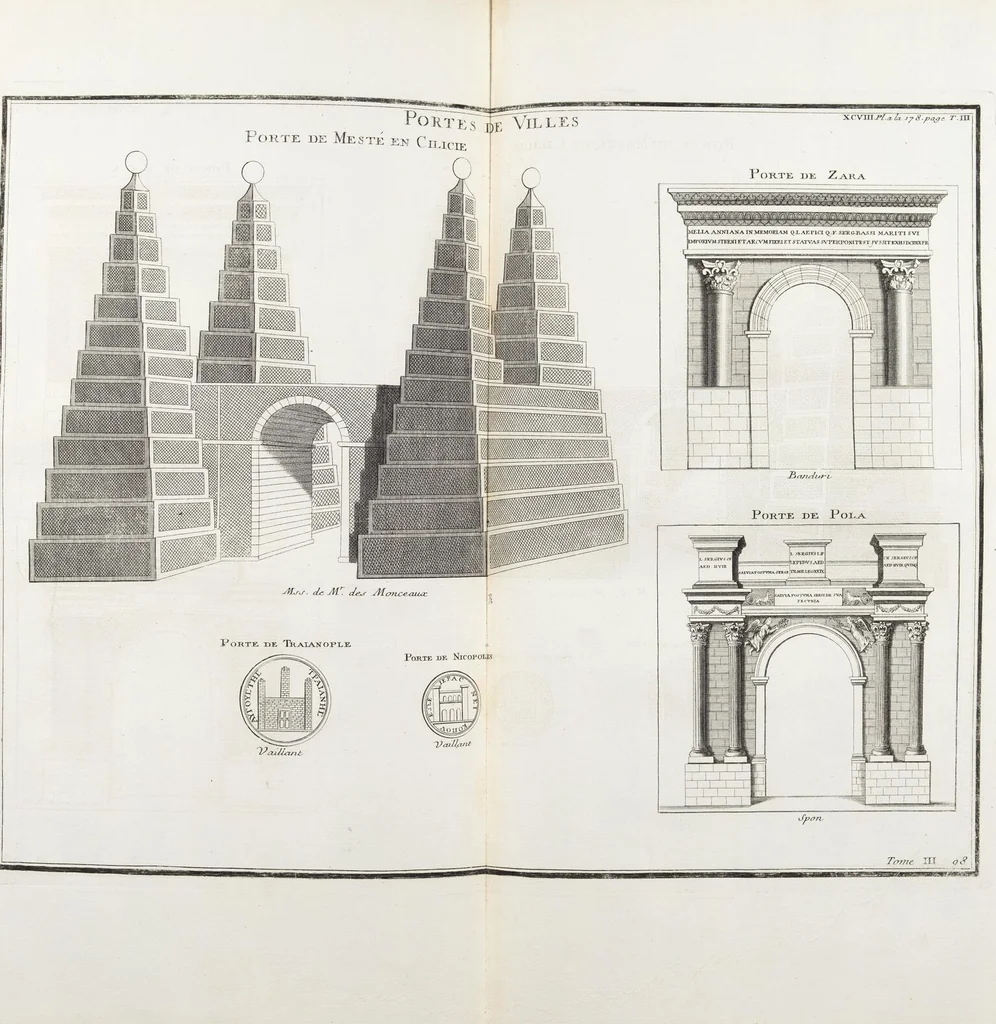 An illustration from (Band 3,1): L' Antiquité Expliquée Et Représentée En Figures: Les Usages de la vie; Tome Troisieme Premiere Partie, leaf 394