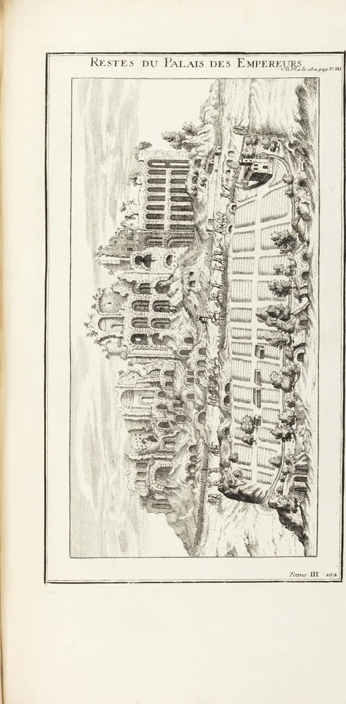 An illustration from (Band 3,1): L' Antiquité Expliquée Et Représentée En Figures: Les Usages de la vie; Tome Troisieme Premiere Partie, leaf 410