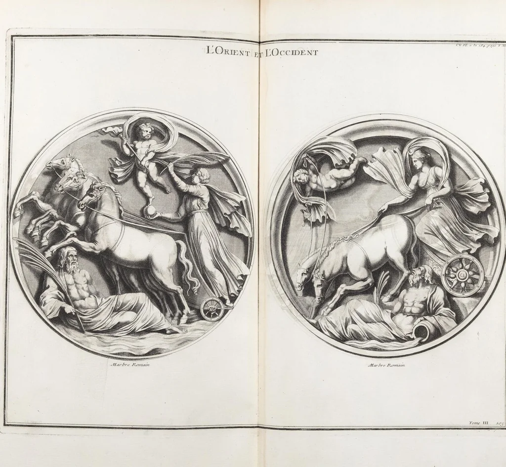 An illustration from (Band 3,1): L' Antiquité Expliquée Et Représentée En Figures: Les Usages de la vie; Tome Troisieme Premiere Partie, leaf 419