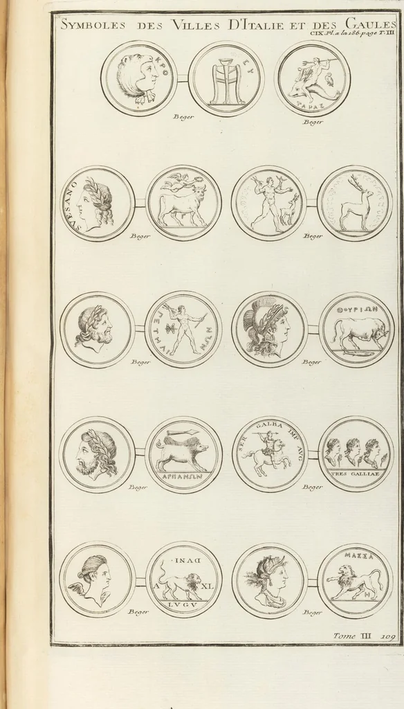 An illustration from (Band 3,1): L' Antiquité Expliquée Et Représentée En Figures: Les Usages de la vie; Tome Troisieme Premiere Partie, leaf 428