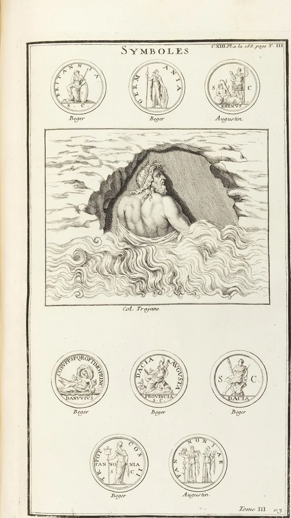 An illustration from (Band 3,1): L' Antiquité Expliquée Et Représentée En Figures: Les Usages de la vie; Tome Troisieme Premiere Partie, leaf 438