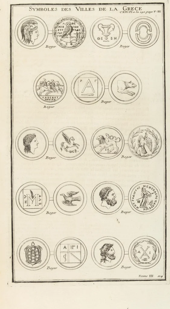 An illustration from (Band 3,1): L' Antiquité Expliquée Et Représentée En Figures: Les Usages de la vie; Tome Troisieme Premiere Partie, leaf 442