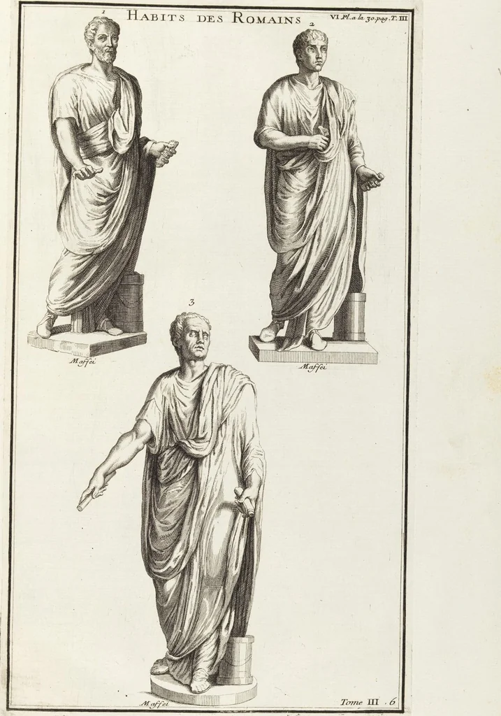 An illustration from (Band 3,1): L' Antiquité Expliquée Et Représentée En Figures: Les Usages de la vie; Tome Troisieme Premiere Partie, leaf 49