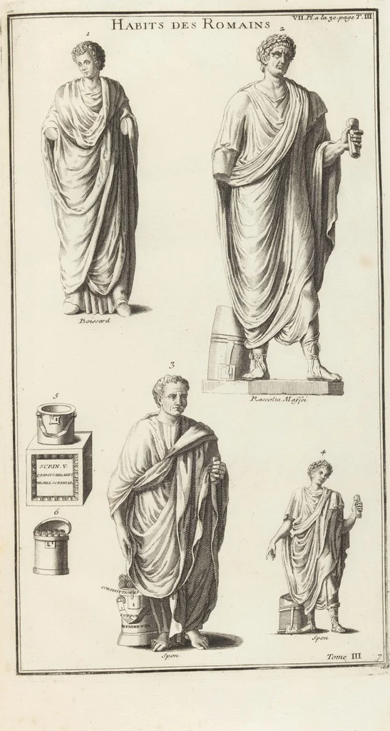 An illustration from (Band 3,1): L' Antiquité Expliquée Et Représentée En Figures: Les Usages de la vie; Tome Troisieme Premiere Partie, leaf 51