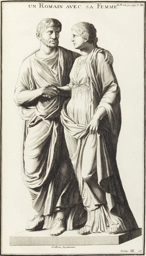 An illustration from (Band 3,1): L' Antiquité Expliquée Et Représentée En Figures: Les Usages de la vie; Tome Troisieme Premiere Partie, leaf 57