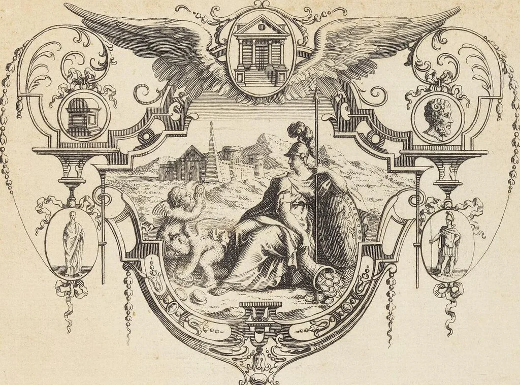 An illustration from (Band 3,1): L' Antiquité Expliquée Et Représentée En Figures: Les Usages de la vie; Tome Troisieme Premiere Partie, leaf 7