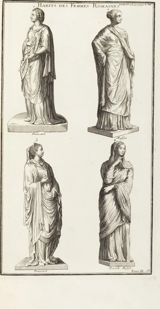 An illustration from (Band 3,1): L' Antiquité Expliquée Et Représentée En Figures: Les Usages de la vie; Tome Troisieme Premiere Partie, leaf 84