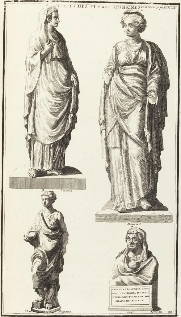 An illustration from (Band 3,1): L' Antiquité Expliquée Et Représentée En Figures: Les Usages de la vie; Tome Troisieme Premiere Partie, leaf 92
