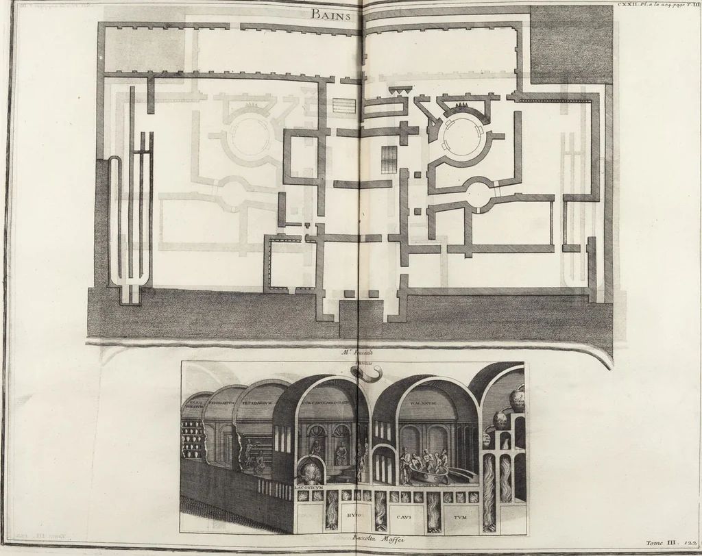 An illustration from (Band 3,2): L' Antiquité Expliquée Et Représentée En Figures: Les Usages de la vie; Tome Troisieme Seconde Partie, leaf 10