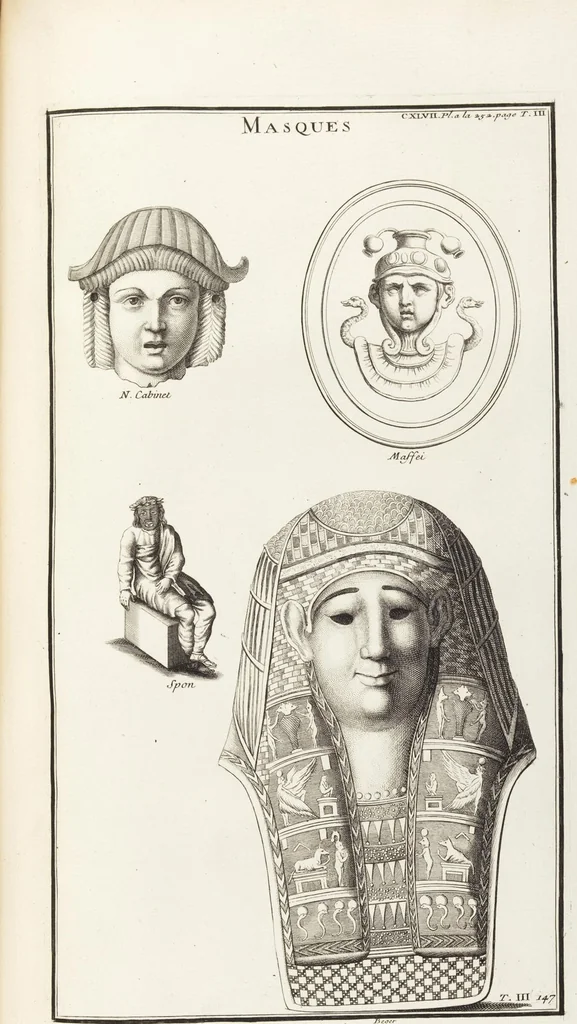 An illustration from (Band 3,2): L' Antiquité Expliquée Et Représentée En Figures: Les Usages de la vie; Tome Troisieme Seconde Partie, leaf 112