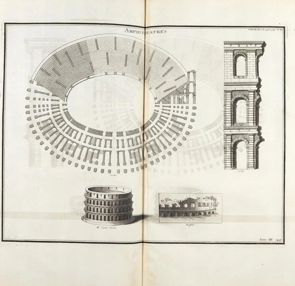 An illustration from (Band 3,2): L' Antiquité Expliquée Et Représentée En Figures: Les Usages de la vie; Tome Troisieme Seconde Partie, leaf 124