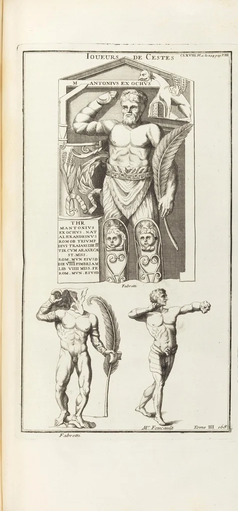 An illustration from (Band 3,2): L' Antiquité Expliquée Et Représentée En Figures: Les Usages de la vie; Tome Troisieme Seconde Partie, leaf 202